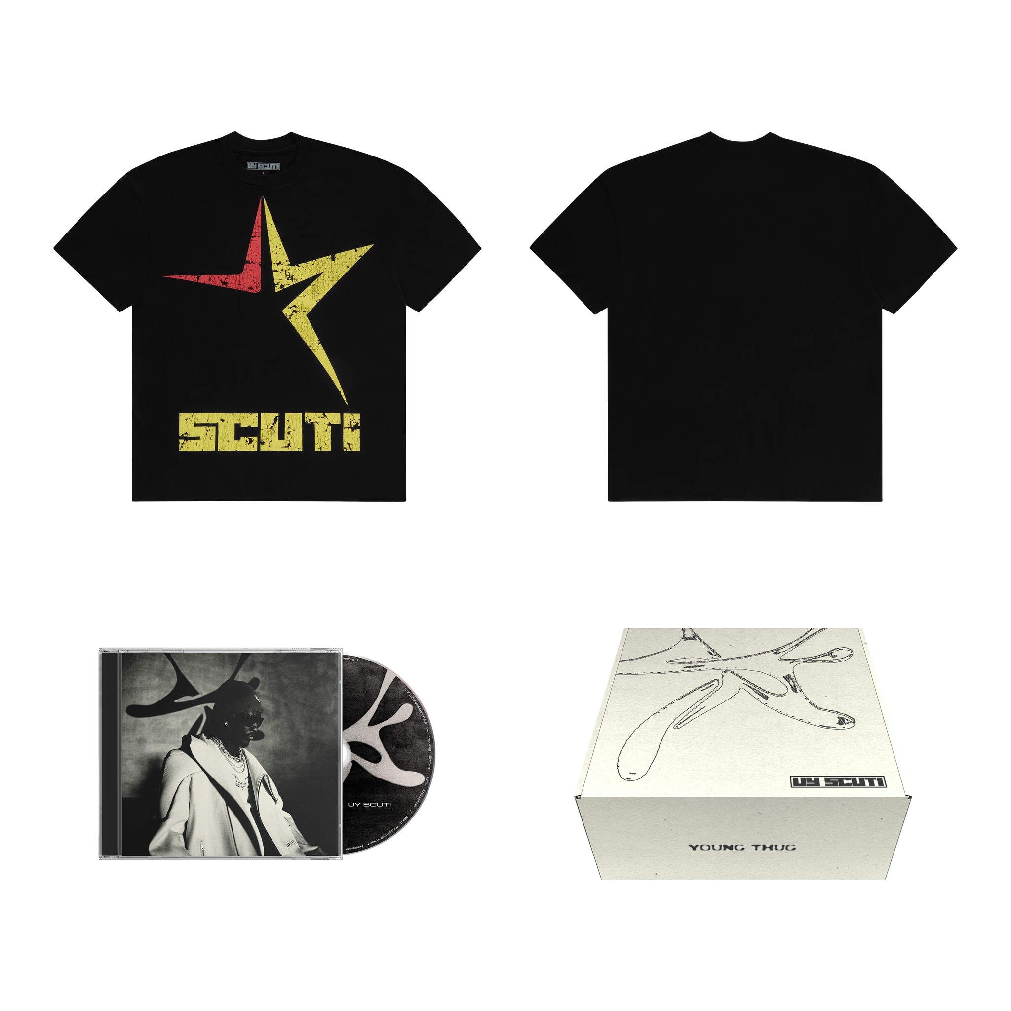 RED YELLOW STAR TEE BOX SET – Young Thug | Official Store